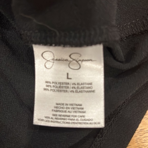 Jessica Simpson Black Side Zipper Jacket Size Large - Picture 7 of 8